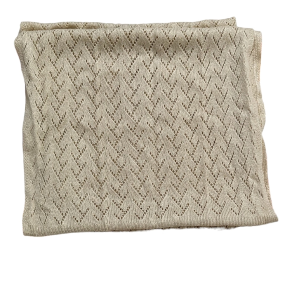 Infinity‎ Scarf Open Knit Cream Color (M288)